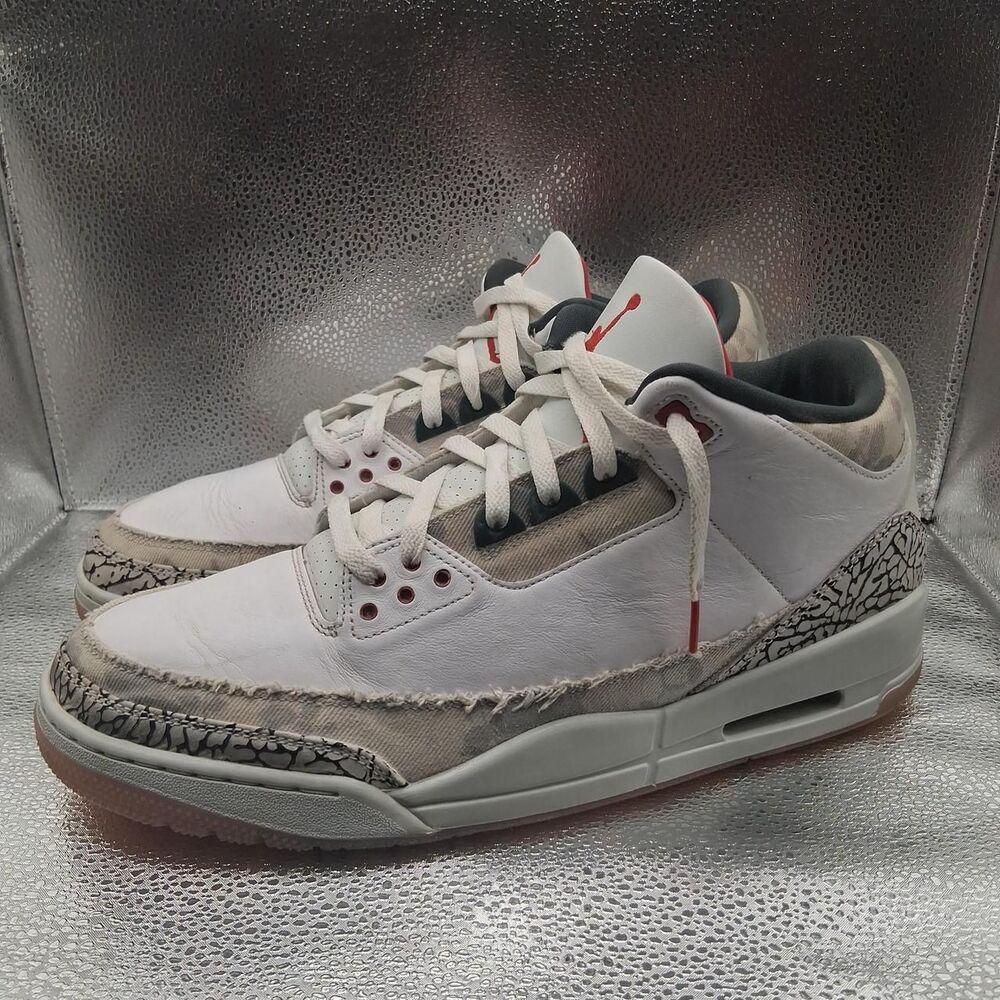 Jordan Men's White and Grey Trainers